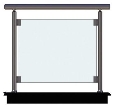 Balustrada-rotunda-din-aluminiu-eloxat-cu-sticla